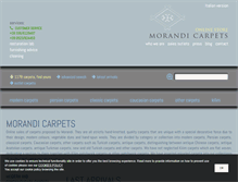 Tablet Screenshot of morandicarpets.com